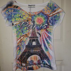 Paris Eiffel Tower Top with Rhine Stones